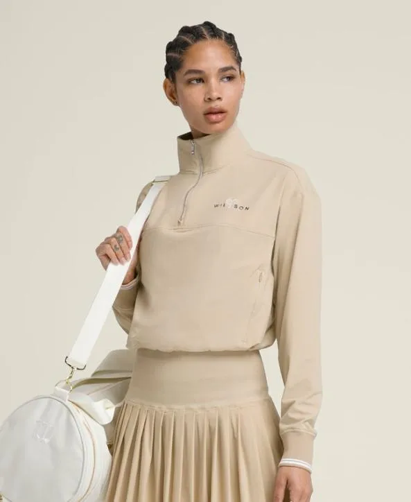 Sweatshirts Women Wilson Davenport Woven Pop Over Safari