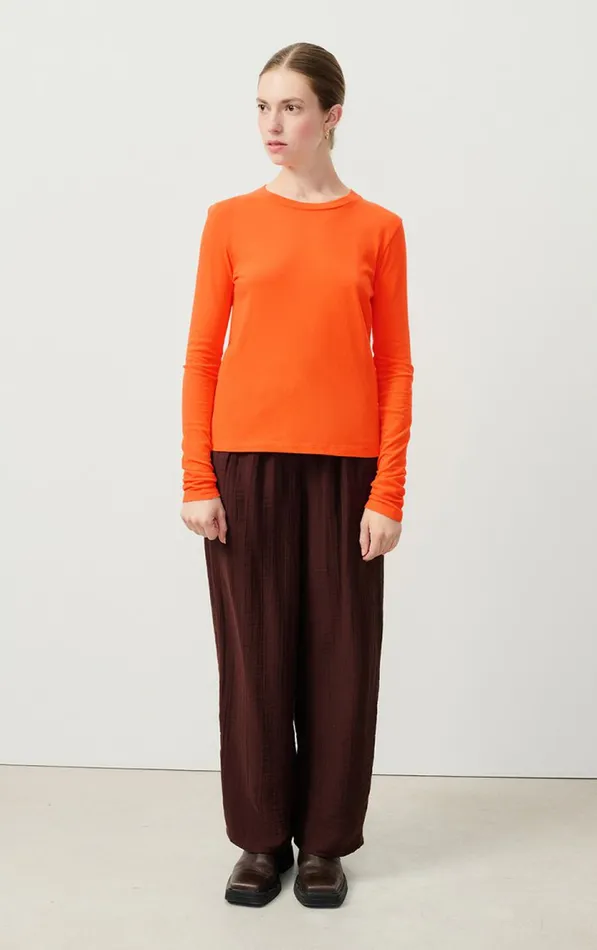 TShirt Gamipy Orange Women American Vintage Long Sleeve TShirts TShirt Gamipy Orange Women American Vintage Long Sleeve TShirts