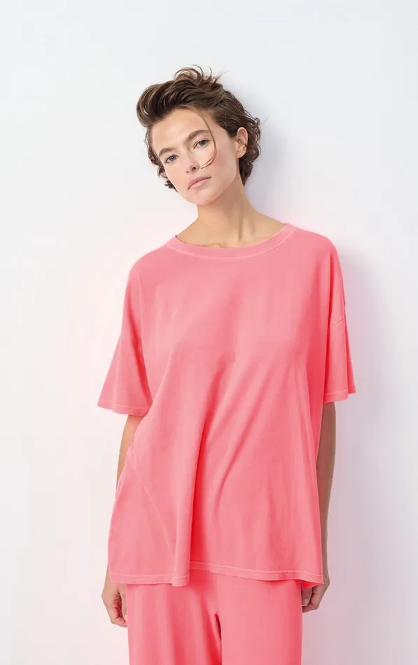 TShirt Pymaz Fluorescent Hortensia Women American Vintage Short Sleeve TShirts TShirt Pymaz Fluorescent Hortensia Women American Vintage Short Sleeve TShirts