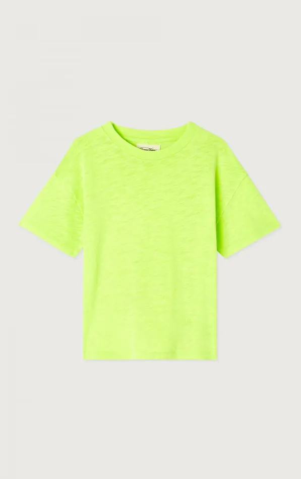 TShirt Sonoma Neon Yellow Kids American Vintage Short Sleeve TShirts TShirt Sonoma Neon Yellow Kids American Vintage Short Sleeve TShirts