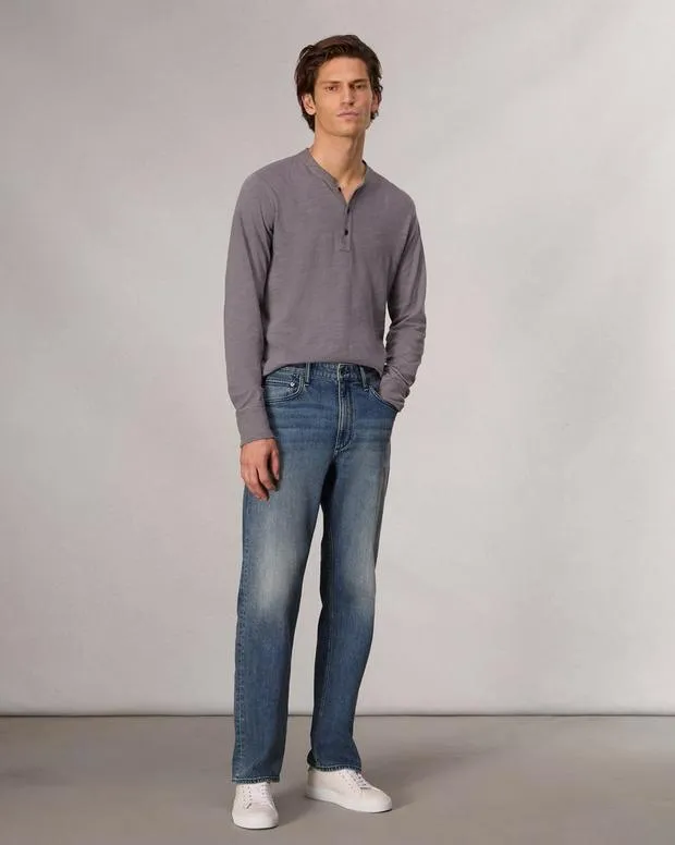TShirts and Henleys Men Rag and Bone Classic Flame Henley Dark Grey