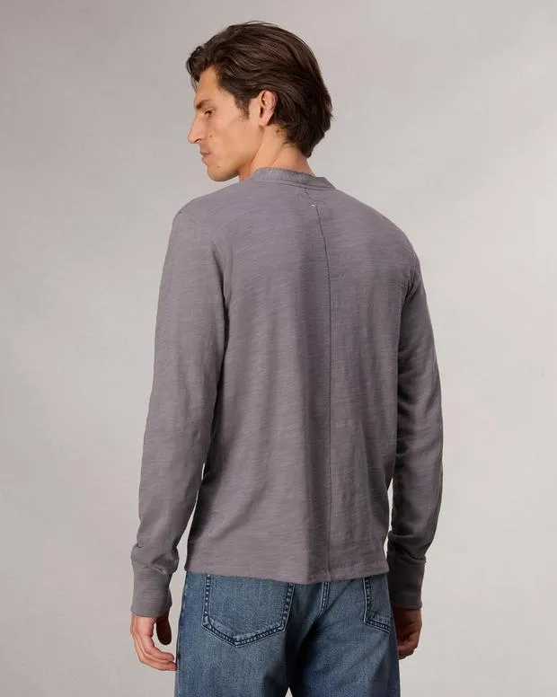 TShirts and Henleys Men Rag and Bone Classic Flame Henley Dark Grey