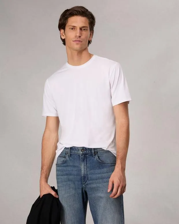 TShirts and Henleys Men Rag and Bone Classic Tech Jersey Tee White