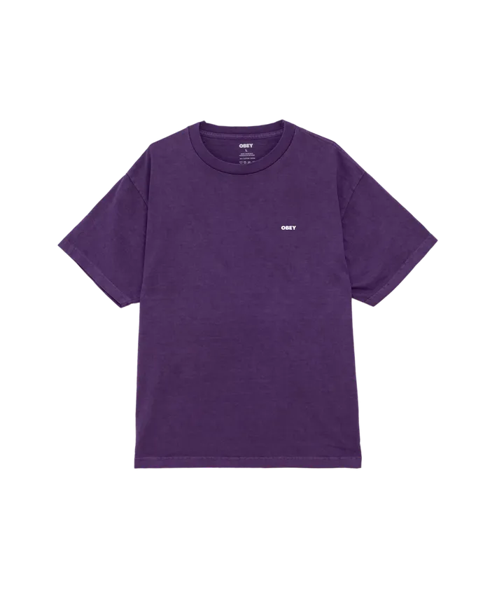 TSHIRTS Men OBEY BOLD ICON FACE PIGMENT TSHIRT Pigment Imperial Purple OBEY Clothing