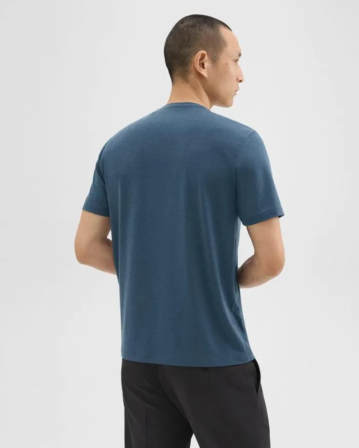 TShirts Polos Men Theory Dorian Tee In Active Knit Twilight TShirts Polos Men Theory Dorian Tee In Active Knit Twilight