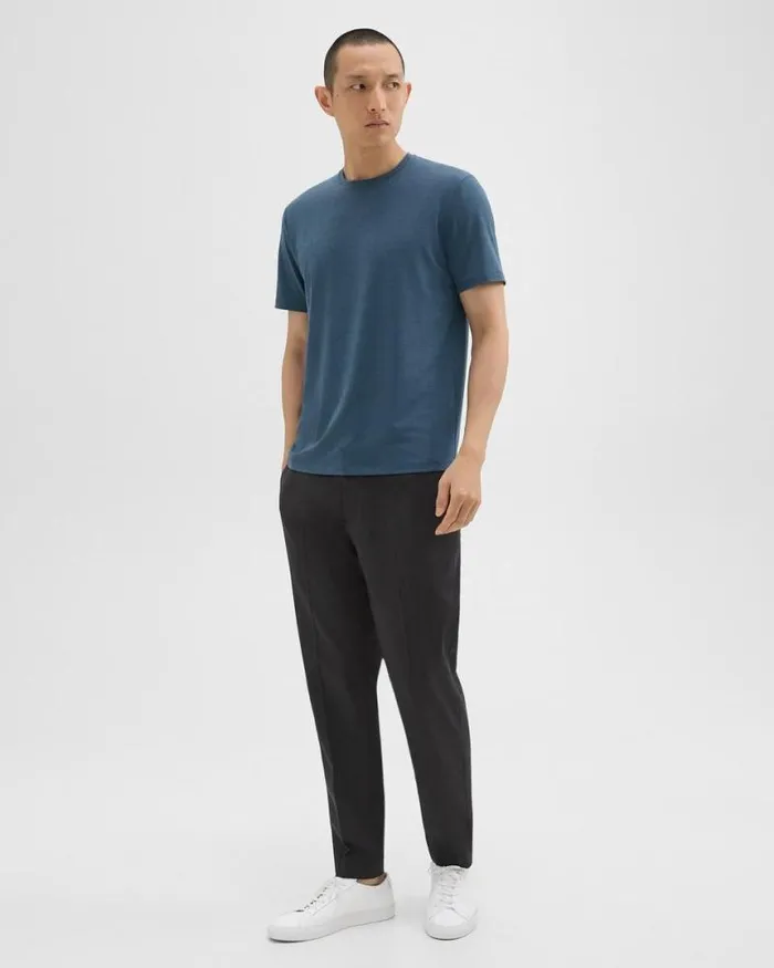 TShirts Polos Men Theory Dorian Tee In Active Knit Twilight TShirts Polos Men Theory Dorian Tee In Active Knit Twilight