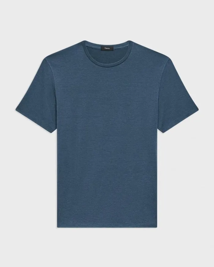 TShirts Polos Men Theory Dorian Tee In Active Knit Twilight TShirts Polos Men Theory Dorian Tee In Active Knit Twilight
