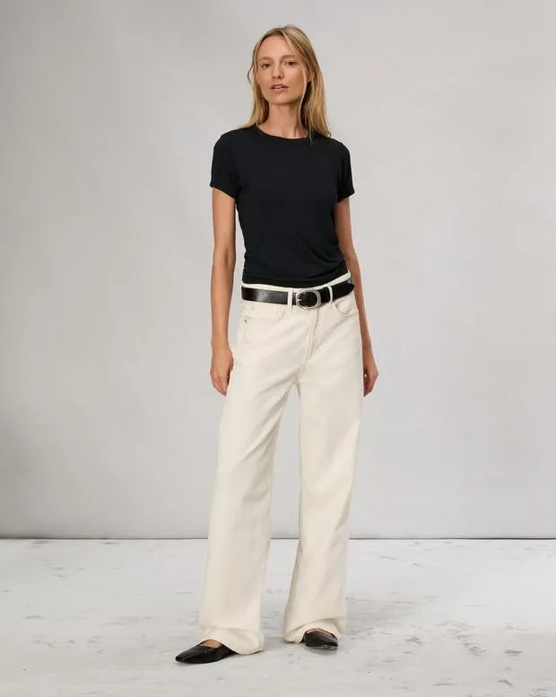 TShirts Women Rag and Bone Luca Baby Tee Black