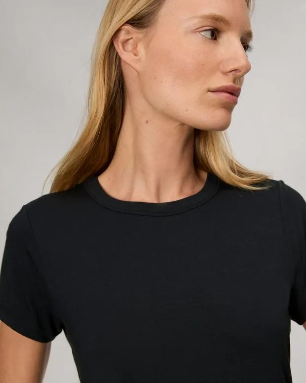 TShirts Women Rag and Bone Luca Baby Tee Black