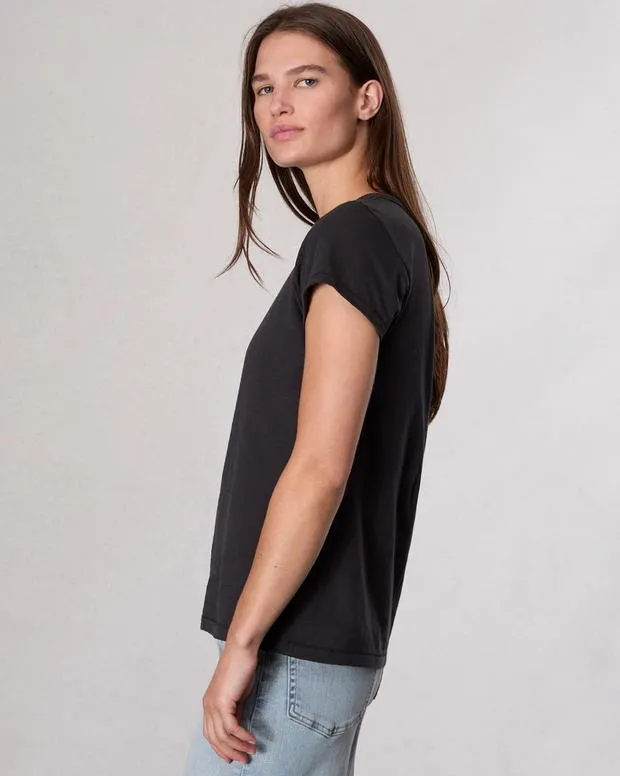 TShirts Women Rag and Bone Studded Cotton TShirt Black TShirts Women Rag and Bone Studded Cotton TShirt Black