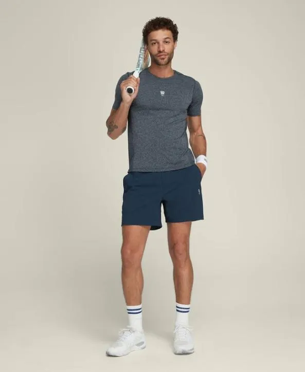 Tanks and TShirts Men Wilson Breakpoint Seamless Tee Classic Navy Tanks and TShirts Men Wilson Breakpoint Seamless Tee Classic Navy