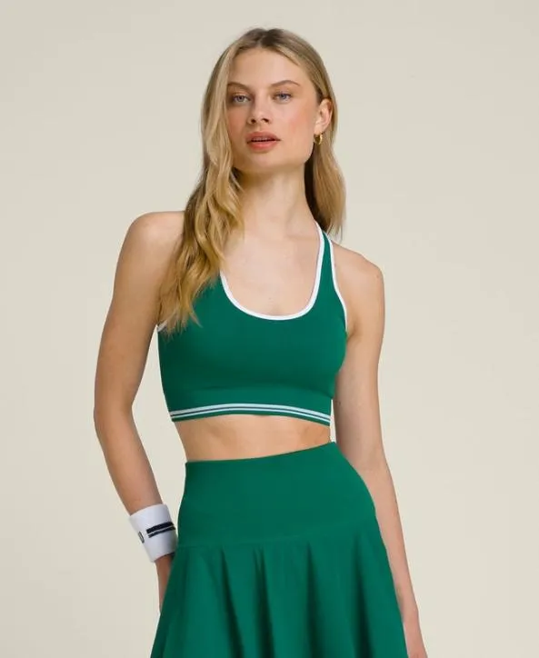 Tanks Women Wilson Ace Seamless Bra Top Club Green