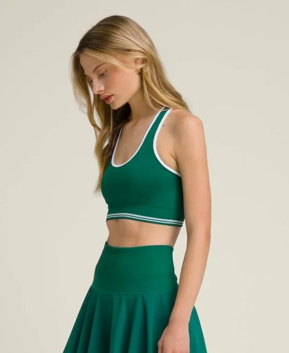 Tanks Women Wilson Ace Seamless Bra Top Club Green