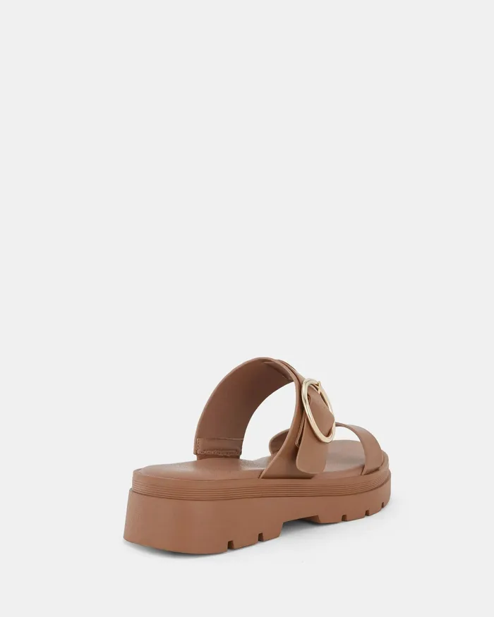 TEASE CARAMEL Sandals Women Slides NOVO Shoes