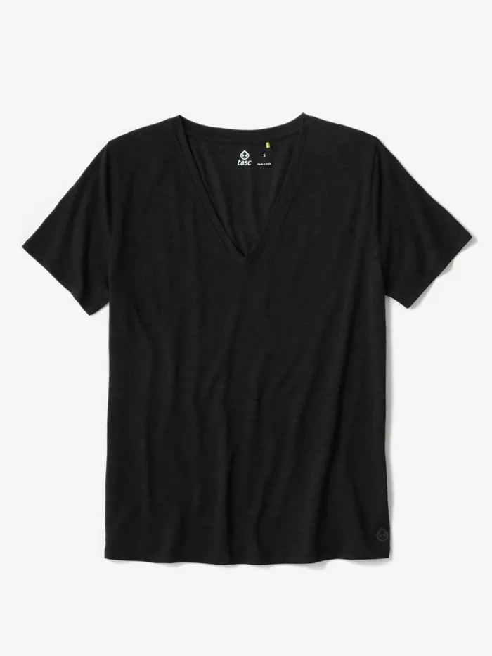 Tennis Pickleball Women Tasc Performance All Day VNeck TShirt