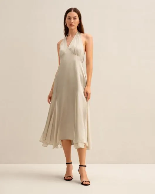 The Aster Long Silk Dress For Womens Women Jumpsuits Lilysilk Dresses