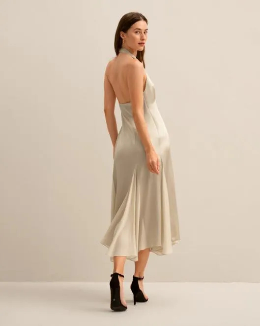 The Aster Long Silk Dress For Womens Women Jumpsuits Lilysilk Dresses