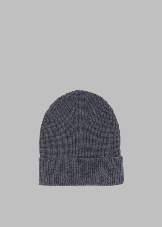 The Frankie Shop Amo Wool Beanie 8211 Grey Melange 8211 Men