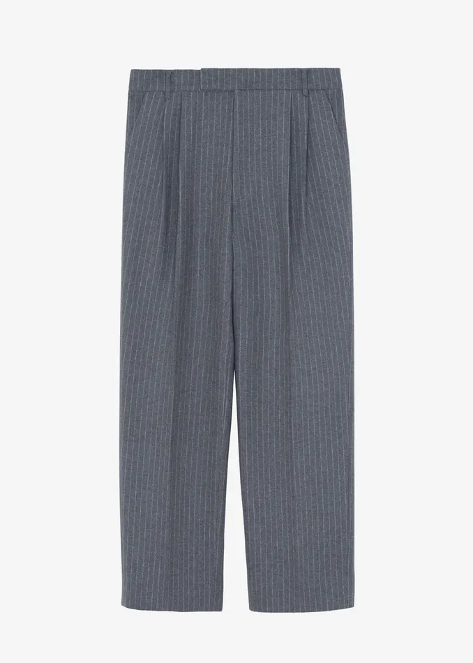 The Frankie Shop Bottoms Beo Suit Pants 8211 GreyWhite Pinstripe 8211 Men