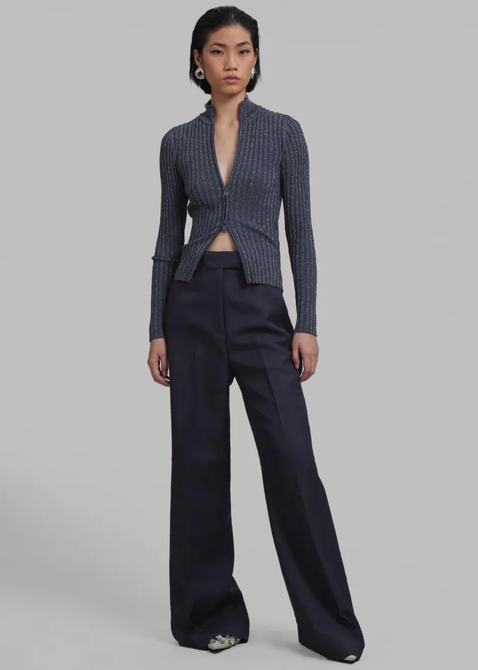 The Frankie Shop Bottoms Dixie Trousers 8211 Charcoal 8211 Women