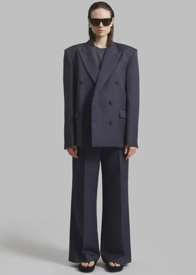 The Frankie Shop Bottoms Dixie Trousers 8211 Charcoal 8211 Women