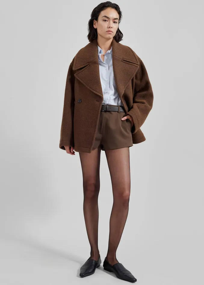 The Frankie Shop Bottoms Ilona Hot Pants 8211 Brown 8211 Women