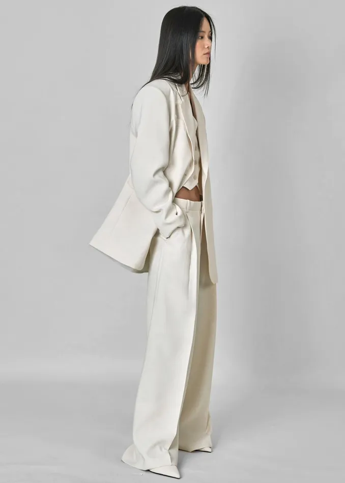 The Frankie Shop Bottoms Indio Pants 8211 Off White 8211 Women