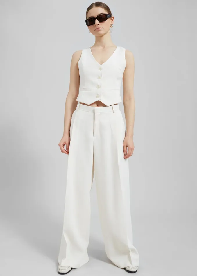 The Frankie Shop Bottoms Indio Pants 8211 Off White 8211 Women