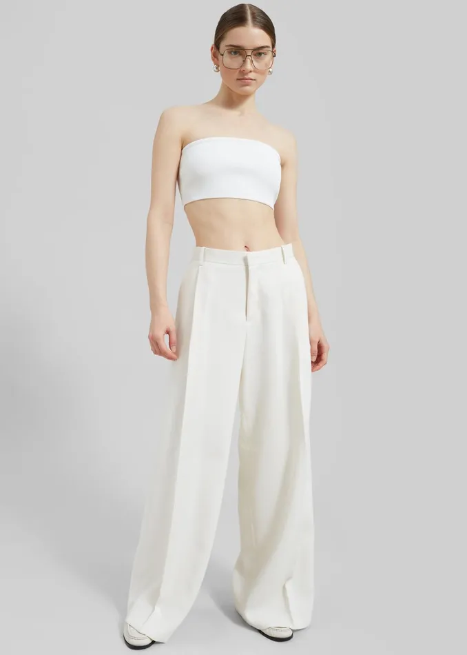 The Frankie Shop Bottoms Indio Pants 8211 Off White 8211 Women