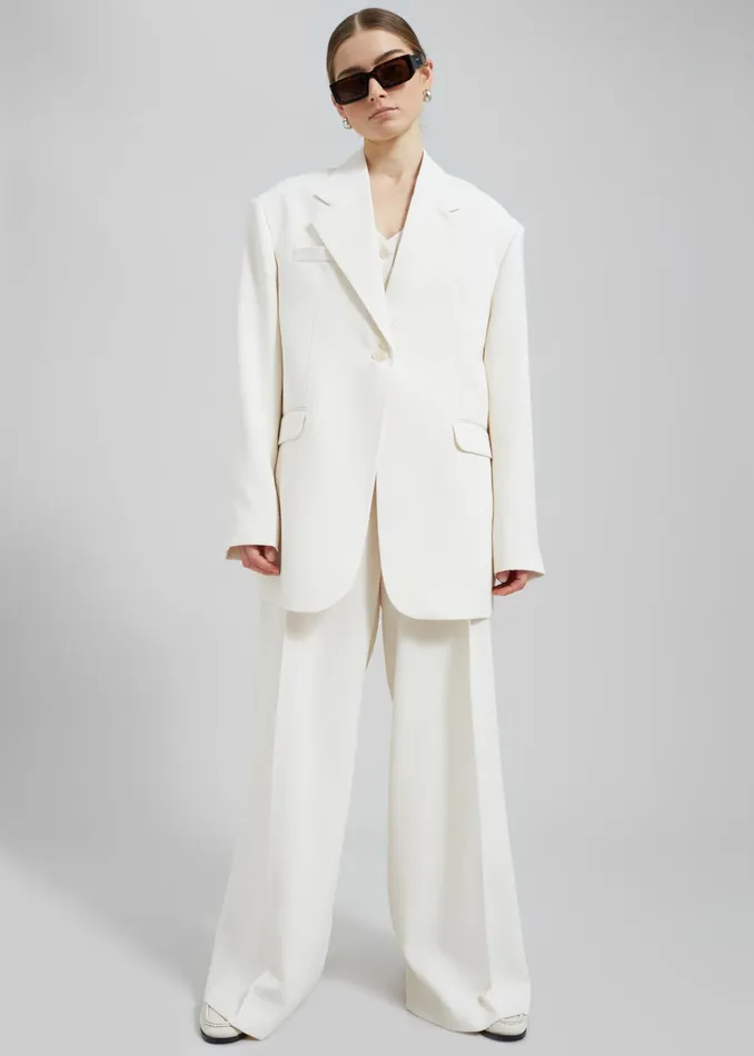 The Frankie Shop Bottoms Indio Pants 8211 Off White 8211 Women