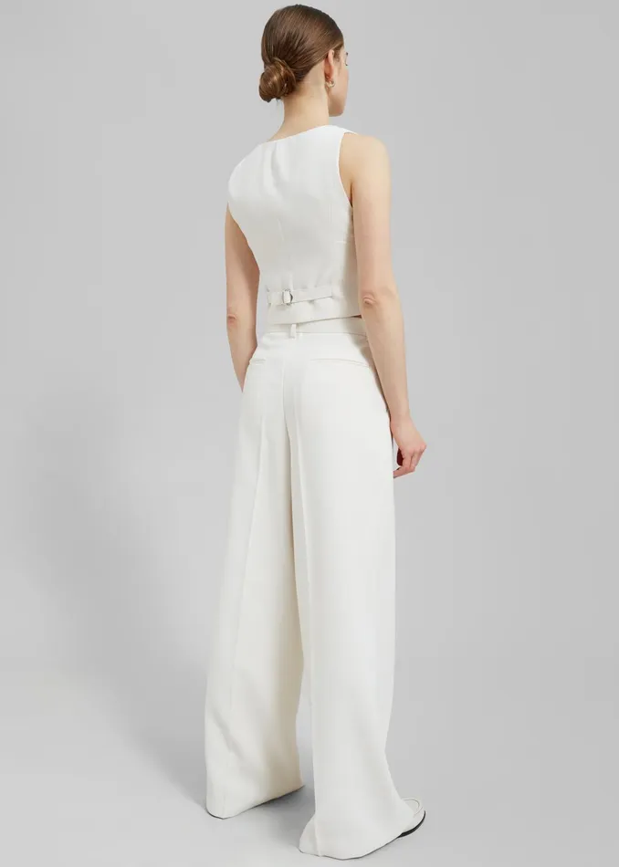 The Frankie Shop Bottoms Indio Pants 8211 Off White 8211 Women