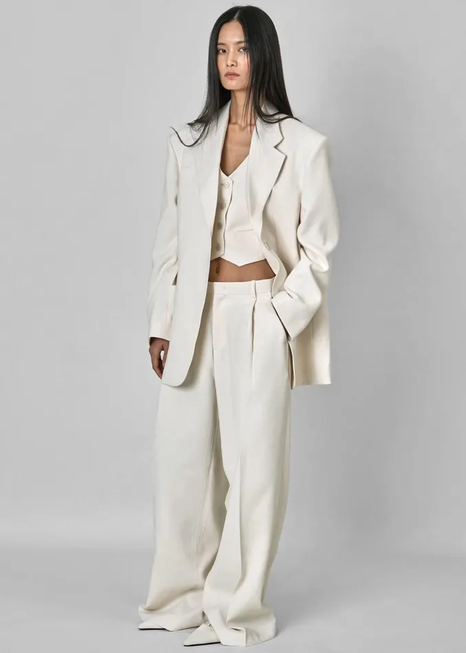 The Frankie Shop Bottoms Indio Pants 8211 Off White 8211 Women