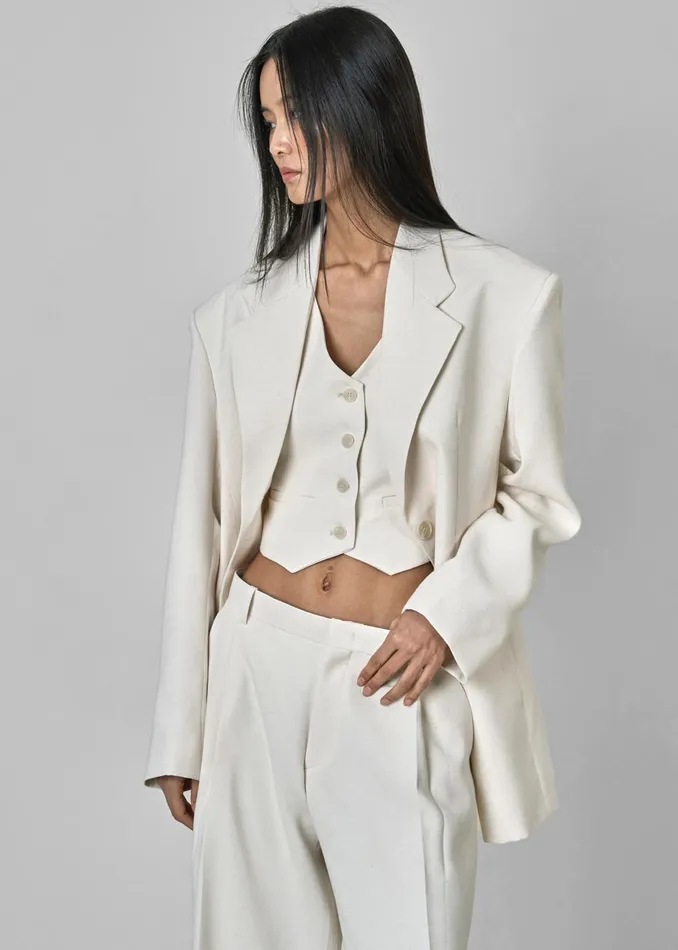 The Frankie Shop Bottoms Indio Pants 8211 Off White 8211 Women