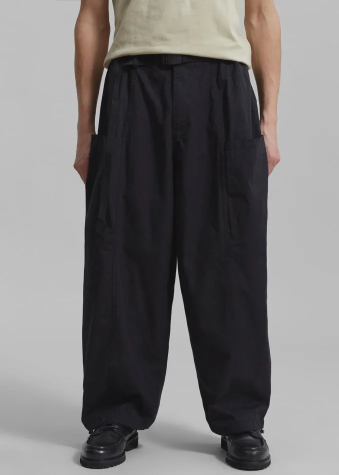 The Frankie Shop Bottoms Jameson Balloon Pants 8211 Black 8211 Men
