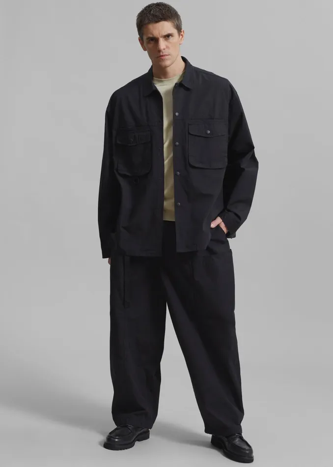 The Frankie Shop Bottoms Jameson Balloon Pants 8211 Black 8211 Men