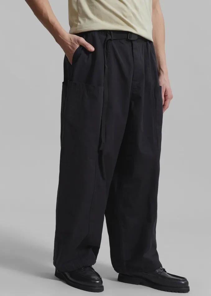 The Frankie Shop Bottoms Jameson Balloon Pants 8211 Black 8211 Men