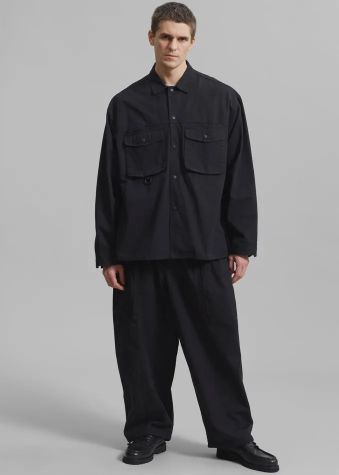 The Frankie Shop Bottoms Jameson Balloon Pants 8211 Black 8211 Men
