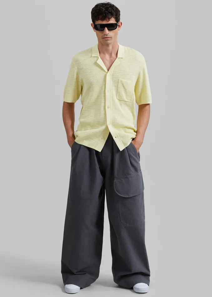 The Frankie Shop Bottoms Jw Anderson Relaxed Cargo Trousers 8211 Grey 8211 Men