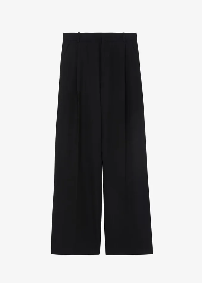 The Frankie Shop Bottoms Lillian Wide Trousers 8211 Black 8211 Women