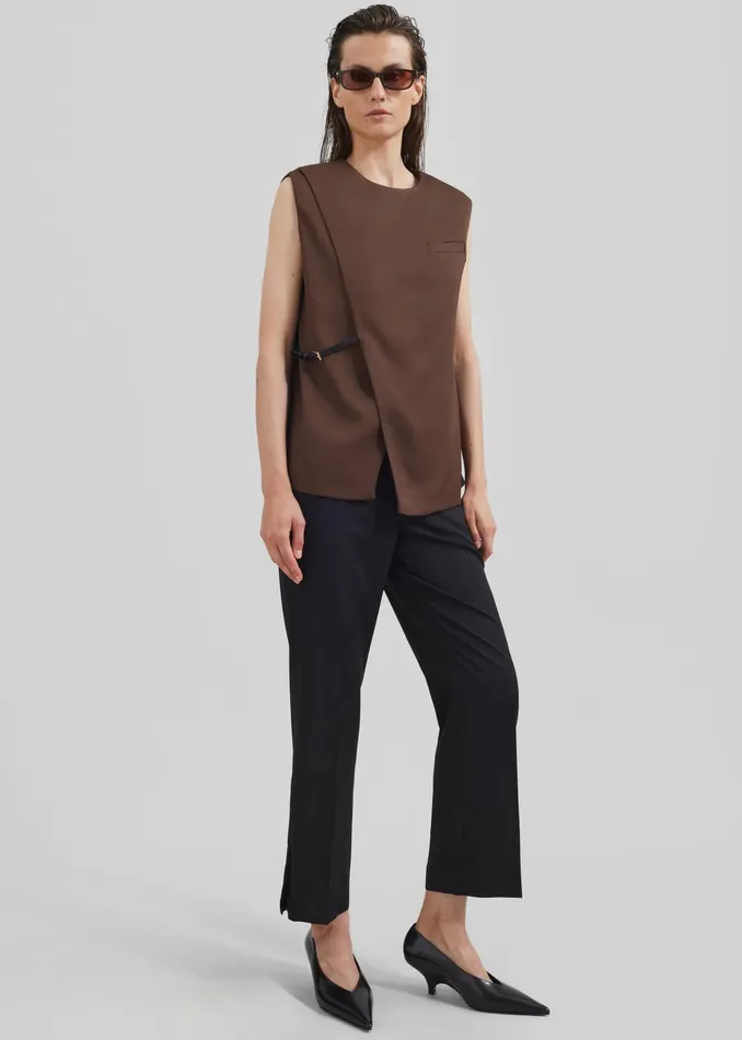 The Frankie Shop Bottoms Loulou Studio Dorkas Pants 8211 Black 8211 Women
