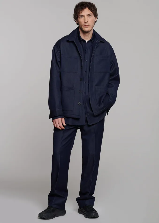 The Frankie Shop Bottoms Mason Trousers 8211 Indigo 8211 Men