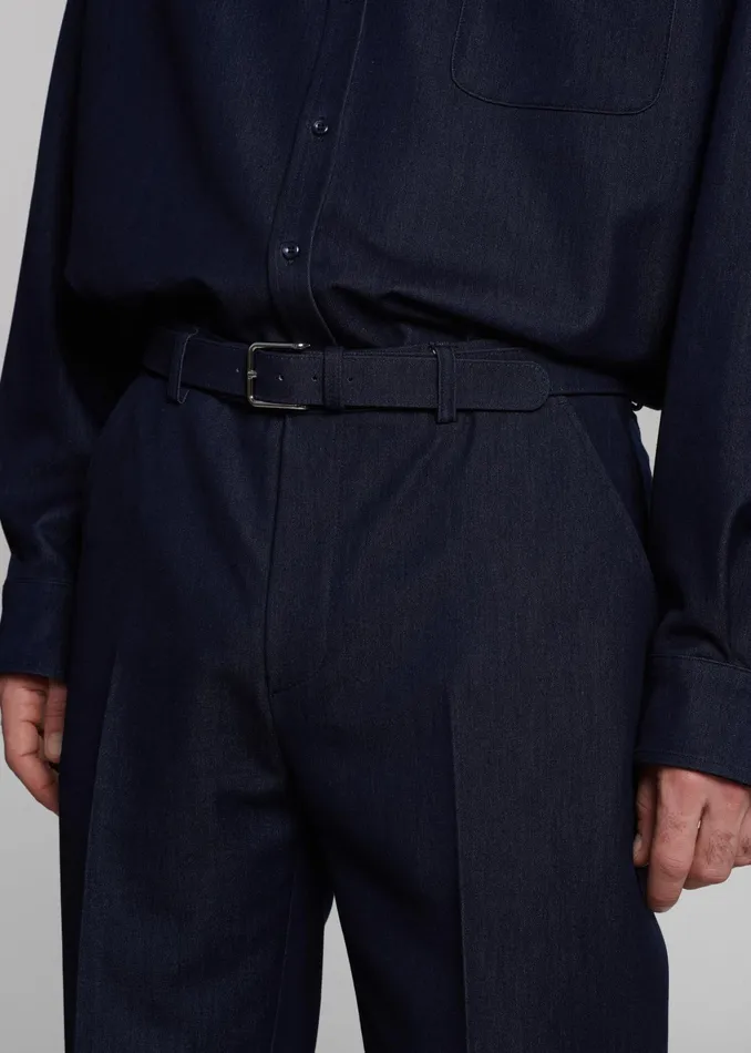 The Frankie Shop Bottoms Mason Trousers 8211 Indigo 8211 Men