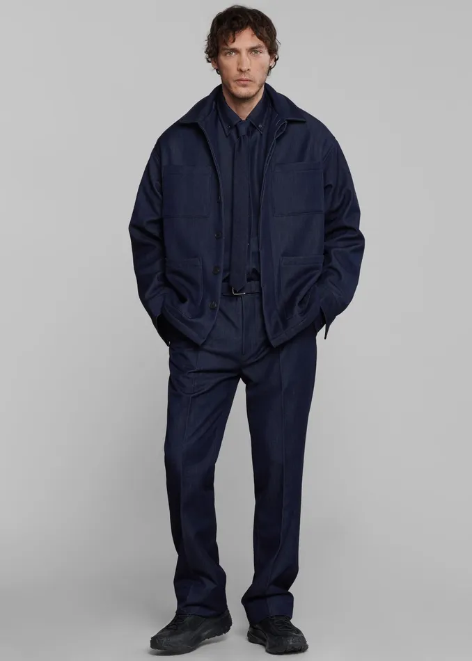The Frankie Shop Bottoms Mason Trousers 8211 Indigo 8211 Men