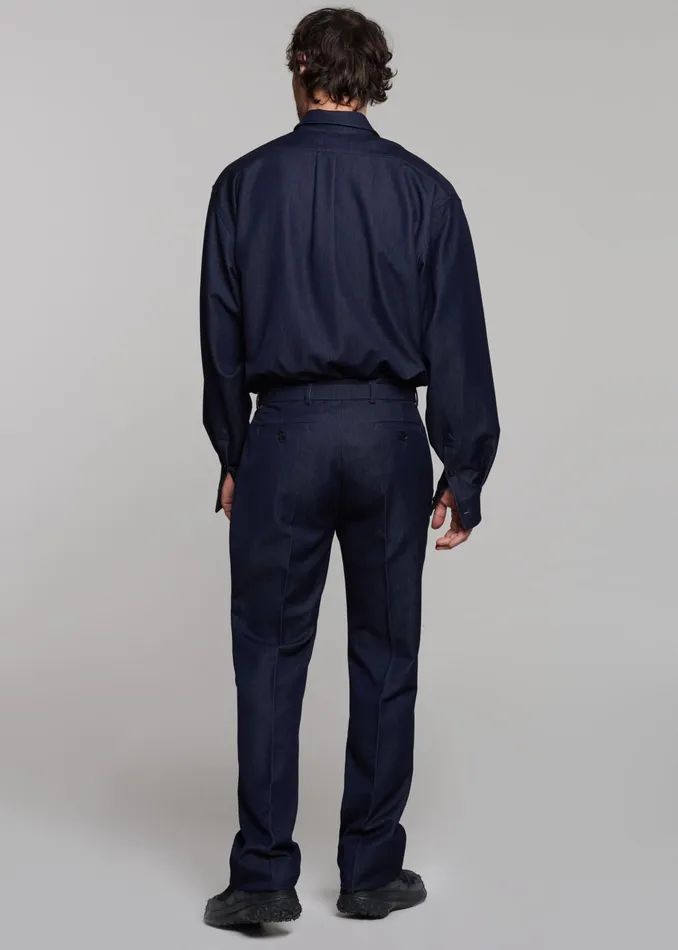The Frankie Shop Bottoms Mason Trousers 8211 Indigo 8211 Men