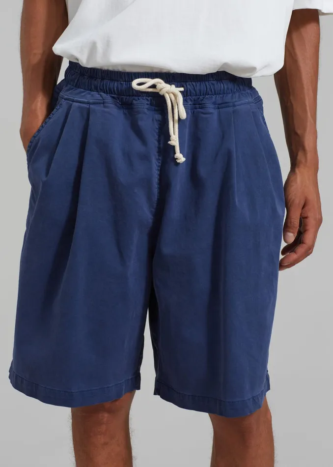 The Frankie Shop Bottoms Pierce Shorts 8211 Blue 8211 Men