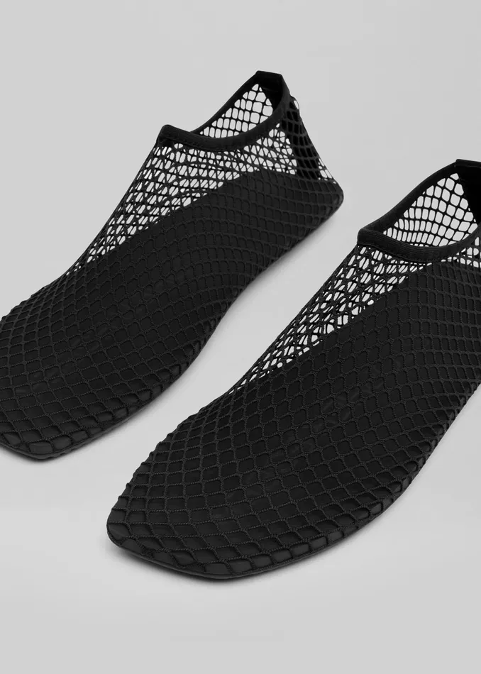 The Frankie Shop Christopher Esber Mesh Water Flats 8211 Black 8211 Women