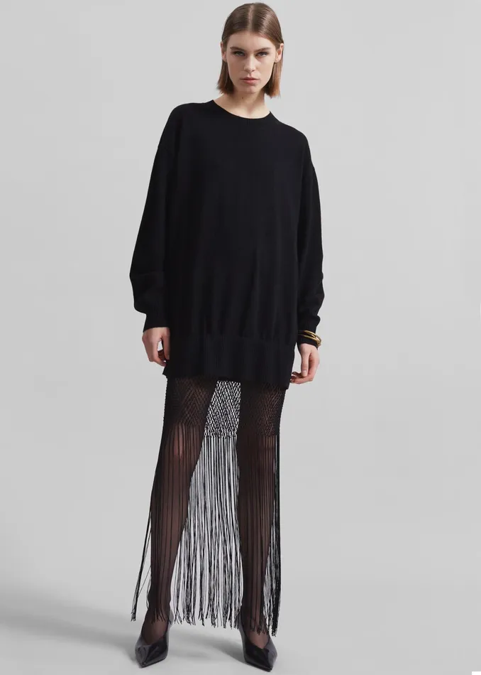 The Frankie Shop Dresses Christopher Esber Macrame Monument Dress 8211 Black 8211 Women The Frankie Shop Dresses Christopher Esber Macrame Monument Dress 8211 Black 8211 Women