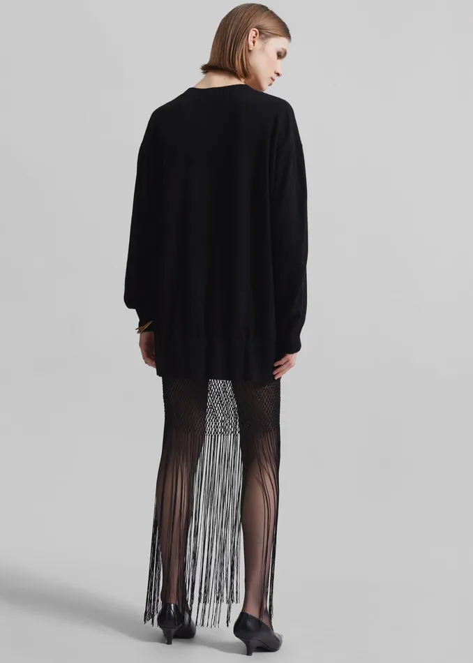 The Frankie Shop Dresses Christopher Esber Macrame Monument Dress 8211 Black 8211 Women