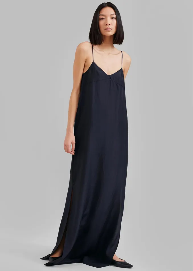 The Frankie Shop Dresses Dylana Sleeveless Maxi Dress 8211 Navy 8211 Women