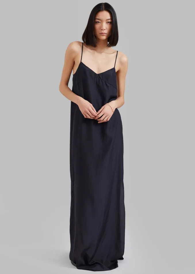 The Frankie Shop Dresses Dylana Sleeveless Maxi Dress 8211 Navy 8211 Women
